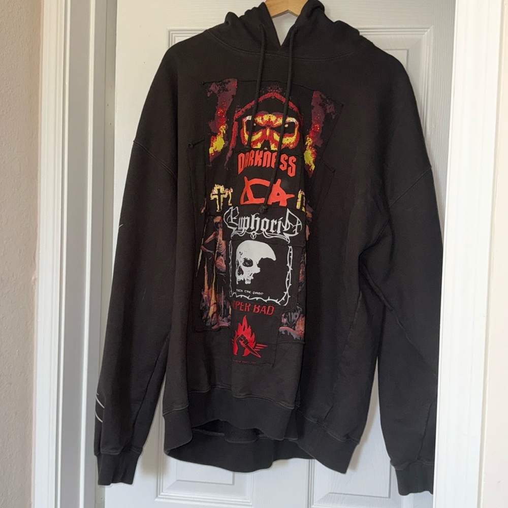 Vetements 2021 metal hoodie